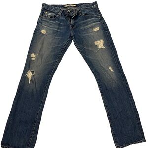Big Star 1974 Jeans‎ Womens Skinny Distressed Denim Blue Size 27